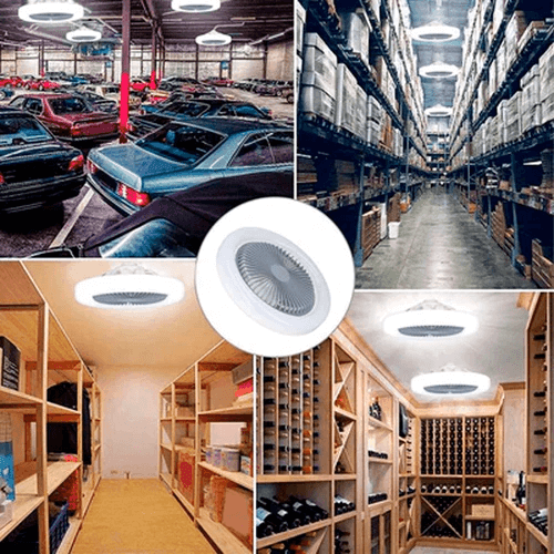 {COMPRE 1 LEVE 2} Luminária LED com Ventilador | FanMaster®