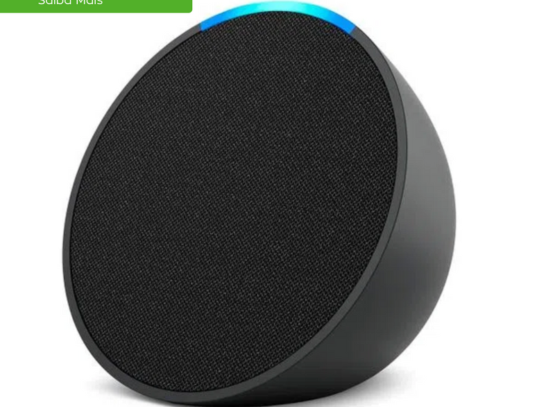 Amazon Echo Pop, Smart Speaker, com Alexa, Preto