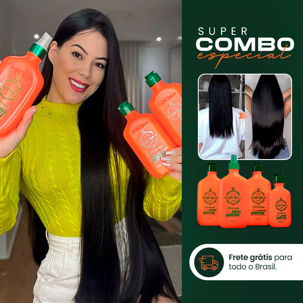 (Promoção) - Super Combo Crescimento Capilar